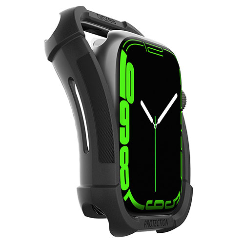 araree(アラリー) FLEXIELD ソフトケースfor Apple Watch Series 7 45 ブラック Apple Watch用カバー AR22415AW