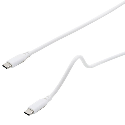 BAUT 【5個セット】BAUT マシュマロType-C/Type-Cケーブル 2.0m WH BUSSCC200WHX5