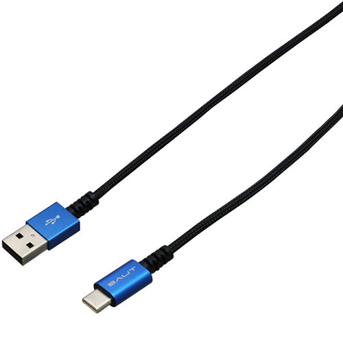 BAUT BAUT PREMIUM Type-C/Type-A Cable 3A 1m BL BUSACAN100BL