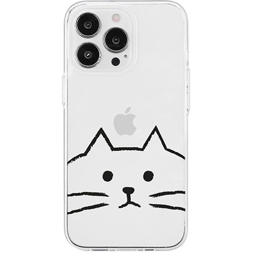 AKAN AKAN エイカン ソフトクリアケース for iPhone 15 Pro MYPETネコ AK25636i15PR