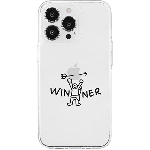 AKAN AKAN エイカン ソフトクリアケース for iPhone 15 Pro WINNER AK25634i15PR