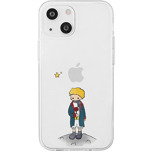 AKAN AKAN エイカン ソフトクリアケース for iPhone 15 リトルプリンスとバラ AK25631i15
