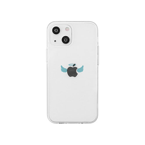AKAN AKAN ソフトクリアケース for iPhone 14 天使 背面カバー型 AK23508i14
