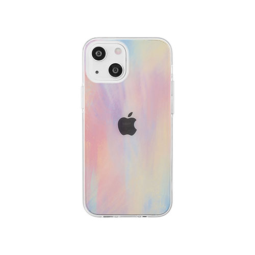 AKAN AKAN ソフトクリアケース for iPhone 14 パステルピンク 背面カバー型 AK23506i14