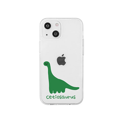 AKAN AKAN ソフトクリアケース for iPhone 14 ケティオサウルス 背面カバー型 AK23505i14