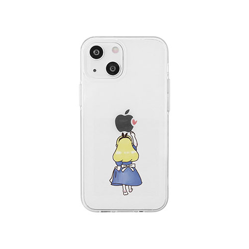 AKAN AKAN ソフトクリアケース for iPhone 14 アリス 背面カバー型 AK23500i14