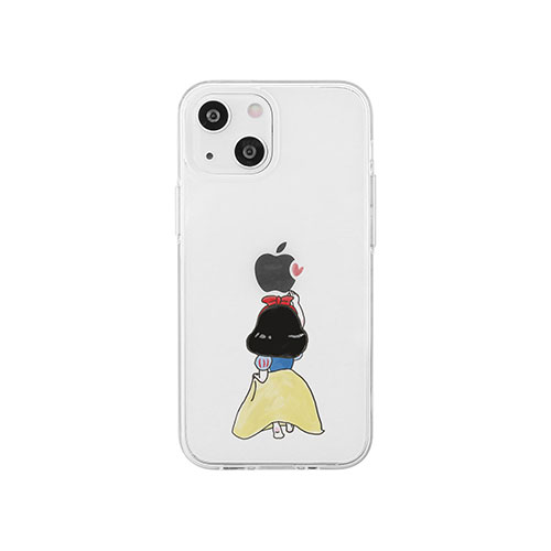 AKAN AKAN ソフトクリアケース for iPhone 14 お姫様 背面カバー型 AK23499i14