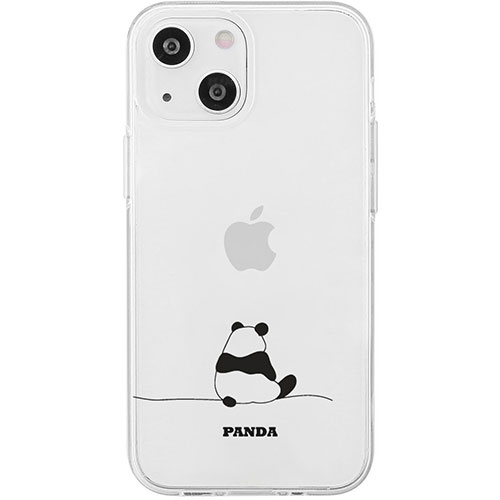 AKAN AKAN エイカン ソフトクリアケース for iPhone 15 パンダ AK25622i15