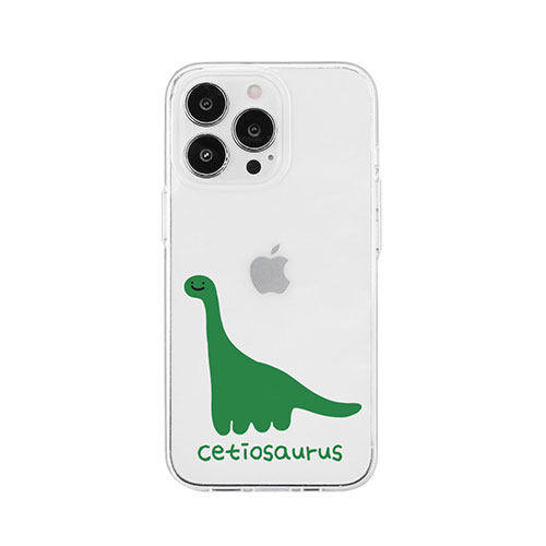 AKAN AKAN ソフトクリアケース for iPhone 14 Pro ケティオサウルス 背面カバー型 AK23539i14P