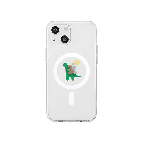 AKAN AKAN MagSafe対応クリアケース for iPhone 14 共存 背面カバー型 AK23490i14