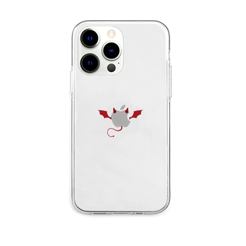 AKAN AKAN ソフトクリアケース for iPhone 13 Pro 悪魔 AK21021i13P