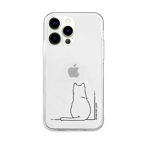 AKAN AKAN ソフトクリアケース for iPhone 13 Pro SIRONEKO AK21018i13P