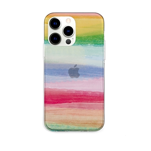 AKAN AKAN ソフトクリアケース for iPhone 13 Pro 海の波 トロピカル AK21014i13P