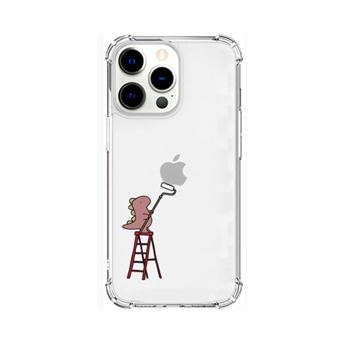 AKAN AKAN ソフトタフケース for iPhone 13 Pro ペインティング ピンク AK21001i13P