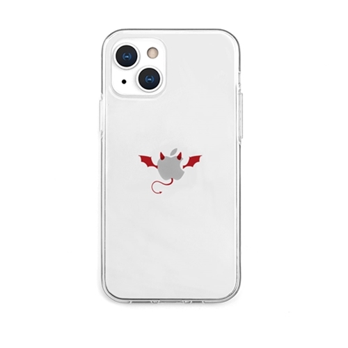 AKAN AKAN ソフトクリアケース for iPhone 13 悪魔 AK20994i13