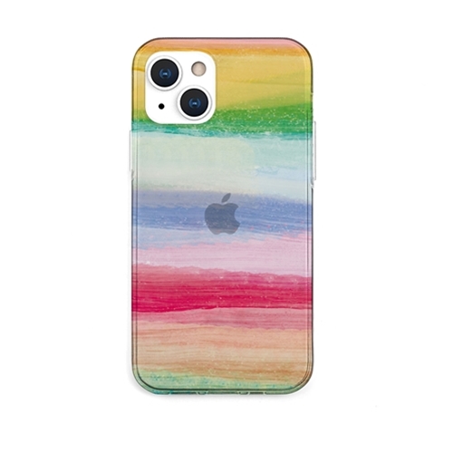 AKAN AKAN ソフトクリアケース for iPhone 13 海の波 トロピカル AK20987i13
