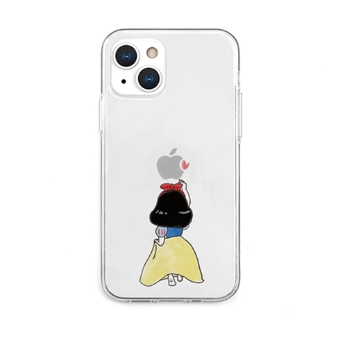 AKAN AKAN ソフトクリアケース for iPhone 13 お姫様 AK20979i13