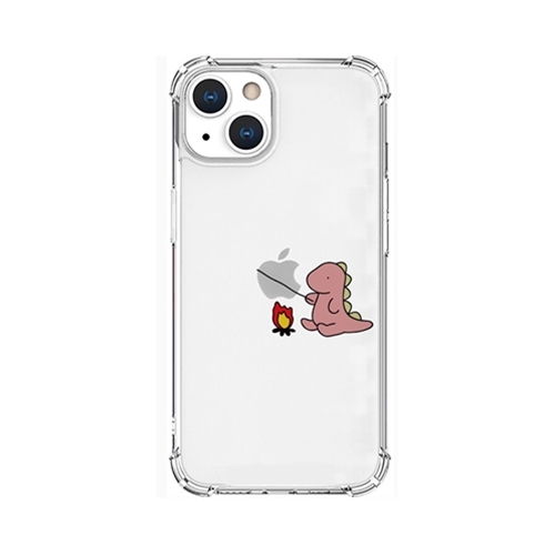 AKAN AKAN ソフトタフケース for iPhone 13 たき火 ピンク AK20976i13