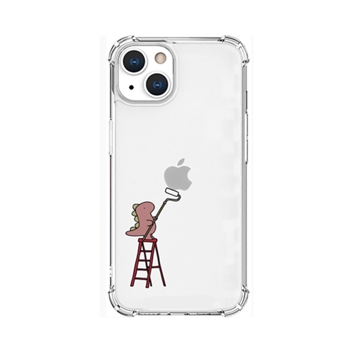 AKAN AKAN ソフトタフケース for iPhone 13 ペインティング ピンク AK20974i13
