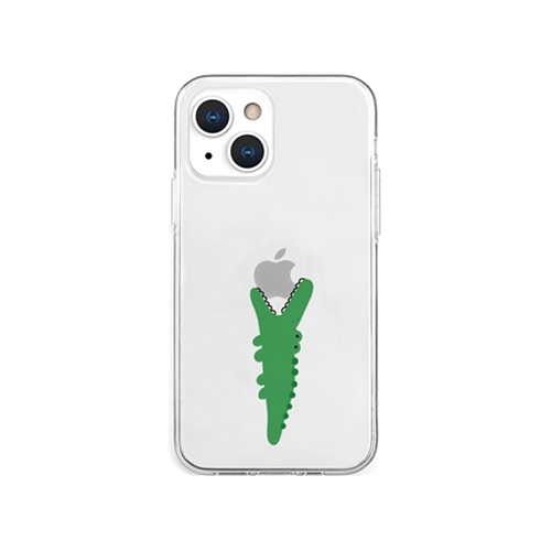 AKAN AKAN ソフトクリアケース for iPhone 13 mini ワニ AK20956i13MN