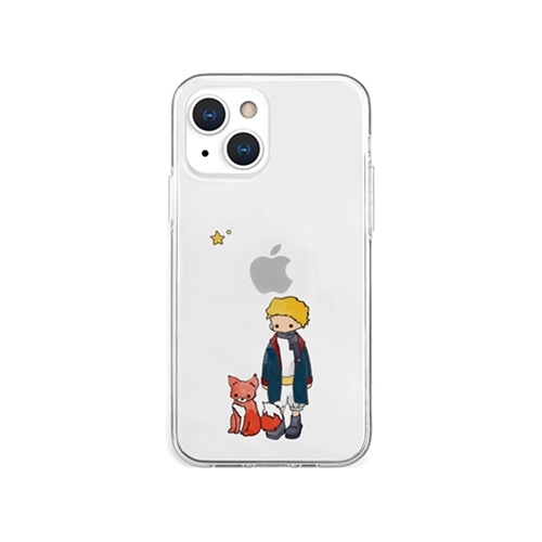 AKAN AKAN ソフトクリアケース for iPhone 13 mini リトルプリンスとキツネ AK20955i13MN