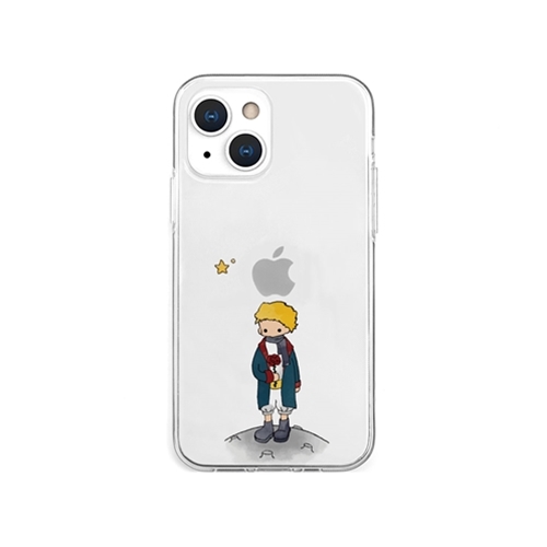 AKAN AKAN ソフトクリアケース for iPhone 13 mini リトルプリンスとバラ AK20954i13MN