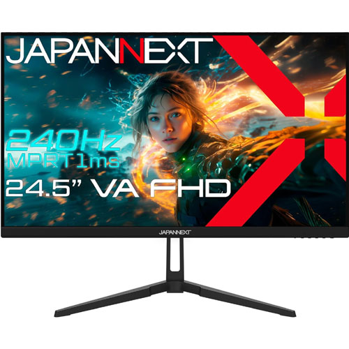 JAPANNEXT JN-VG245FHDR240 [ゲーミングディスプレイ 24.5型/1920×1080/ブラック]