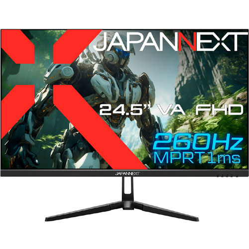 JAPANNEXT JN-V245FHDR260AJ [液晶ディスプレイ 24.5型/1920×1080/ブラック]