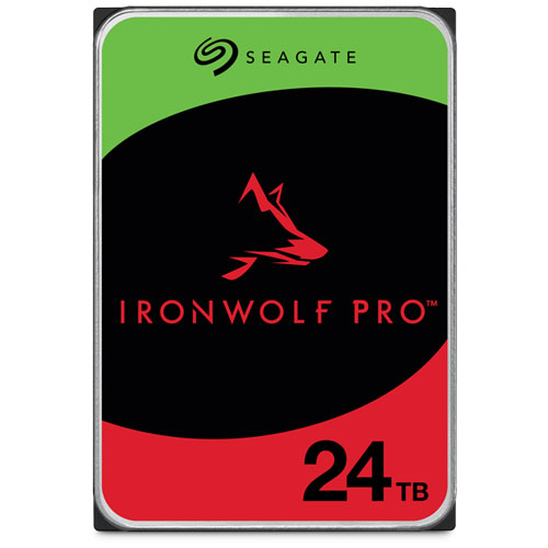 シーゲート ST24000NT002 [NAS向けHDD IronWolf Pro（24TB 3.5インチ SATA 6G 7200rpm 512MB Helium CMR）]