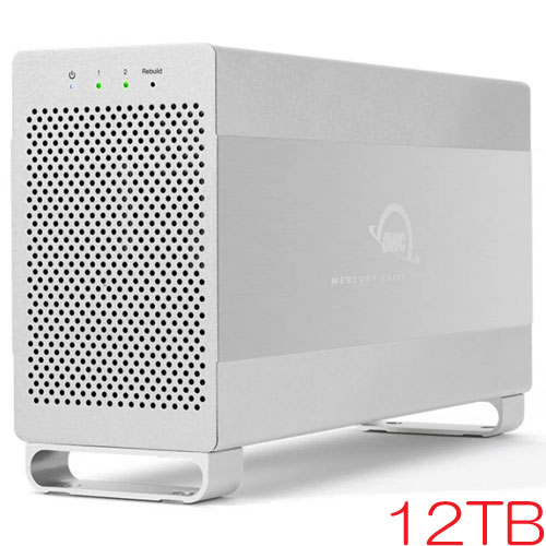 OWC OWCMED3ER7T12.0 [12TB (2 x 6TB) USB外付HDD Mercury Elite Pro Dual USB 3.1 / eSATA接続 3年保証]