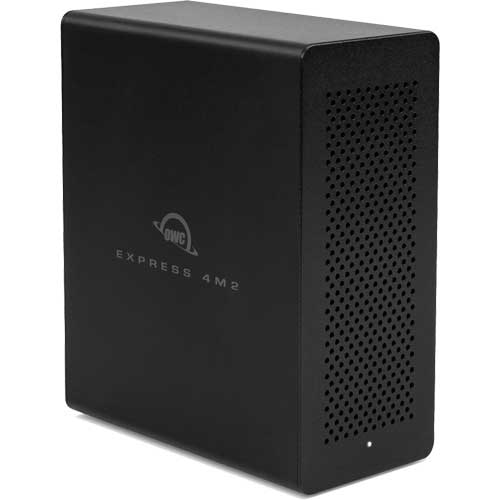 OWC OWCTB3EX4M2 [4ベイ M.2 SSDエンクロージャ Express 4M2 Thunderbolt 3接続 DisplayPort 1.2付 1年保証]