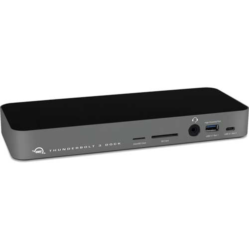 OWC OWCTB3DK14PSG [14-Port Thunderbolt Dock (TBT 3、USB-C、USB-A x5、SD、GbE、Mini DP、audio) 2年保証]
