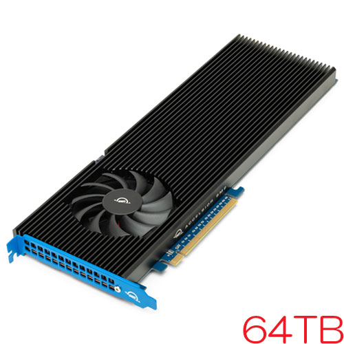 OWC OWCSSDACL8M264M [64TB (8 x 8TB) SSD OWC Accelsior 8M2 with SoftRAID PCIe 4.0 x16 カード 5年保証]