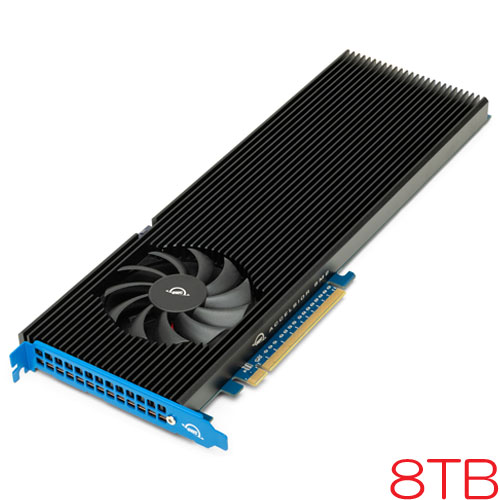 OWC OWCSSDACL8M208T [8TB (8 x 1TB) SSD OWC Accelsior 8M2 with SoftRAID PCIe 4.0 x16 カード 5年保証]