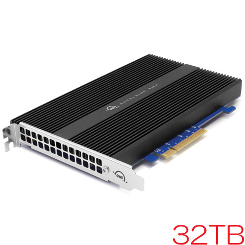 OWC OWCSSDACL4M232M [32TB (4 x 8TB) SSD Accelsior 4M2 with SoftRAID PCIe 3.1 x8 拡張カード 5年保証]
