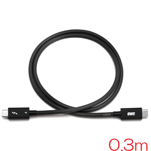 OWC OWCCBLTB4C0.3M [Thunderbolt 4 / USB-C ケーブル 0.3m]
