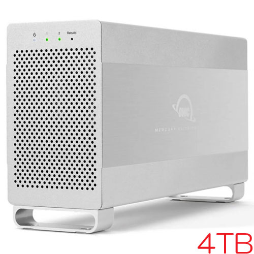 OWC OWCMED3ER7T04.0 [4TB (2 x 2TB) USB外付HDD Mercury Elite Pro Dual USB 3.1 / eSATA接続 3年保証]
