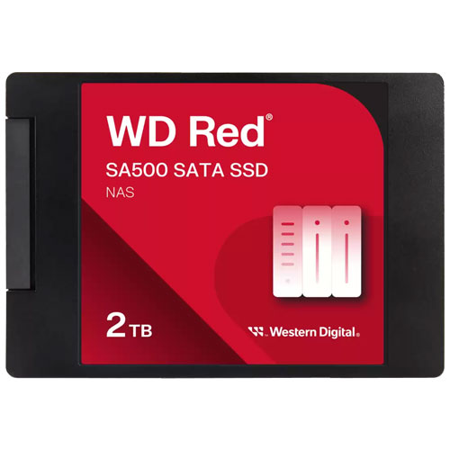 ウエスタンデジタル WDS200T2R0A [WD Red SA500 NAS SATA SSD（2TB 2.5インチ 7mm厚 SATA 6G 1300TBW 5年保証）]