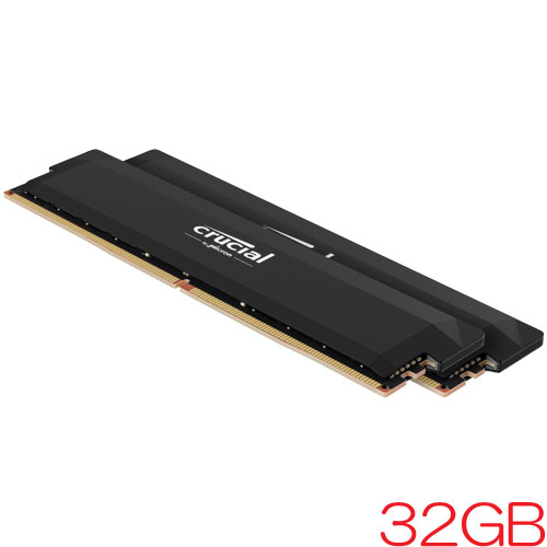 クルーシャル CP2K16G60C36U5B [32GB Kit (16GBx2) Crucial Pro DDR5 6000 (PC5-48000) CL36-38-38-80 1.35V 288pin]
