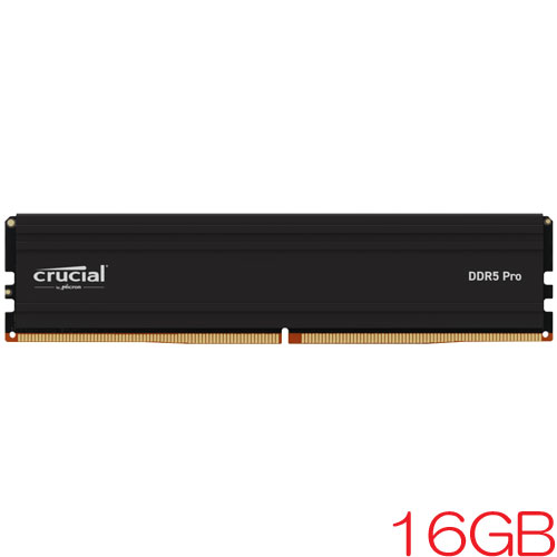 クルーシャル CP16G60C48U5 [16GB Crucial Pro DDR5 6000 (PC5-48000) CL48-48-48 1.1V UDIMM 288pin]