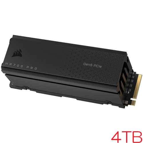 コルセア CSSD-F4000GBMP700PRO [4TB SSD MP700 PRO with Air Cooler M.2(2280) NVMe PCIe 5.0 x4 3000TBW 5年保証]
