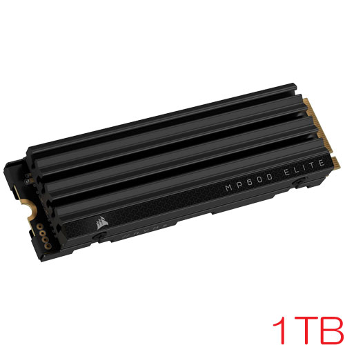 コルセア CSSD-F1000GBMP600EHS [1TB SSD MP600 ELITE with Heatsink M.2(2280) NVMe PCIe 4.0 x4 600TBW 5年保証]