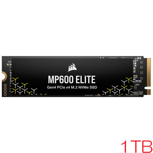 コルセア CSSD-F1000GBMP600ENH [1TB SSD MP600 ELITE M.2(2280) NVMe PCIe Gen 4.0 x4 3D TLC 600TBW 5年保証]
