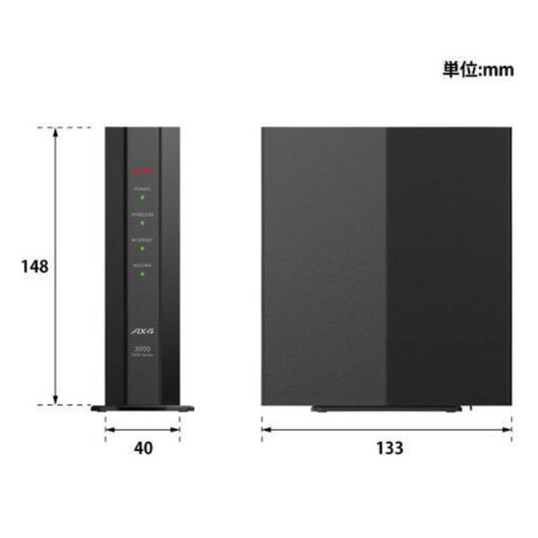 e-TREND｜バッファロー WSR-3000AX4P/DWH [Wi-Fi6 無線LAN