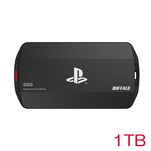 バッファロー SSD-PHO1.0U3-B [PS5公式ライセンス ポータブルSSD 高速 1TB ブラック]