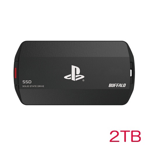 バッファロー SSD-PHO2.0U3-B [PS5公式ライセンス ポータブルSSD 高速 2TB ブラック]