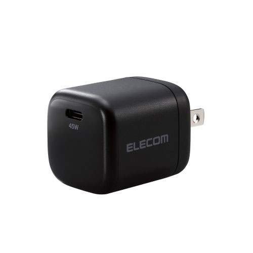 エレコム MPA-ACCP29BK [AC充電器/45W/USB-C1ポート/スイングプラグ/ブラック]