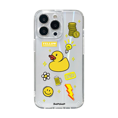 BOOGIE WOOGIE BW22009i13PYL [ブギウギ オーロラケース for iPhone 13 Pro Yellow]