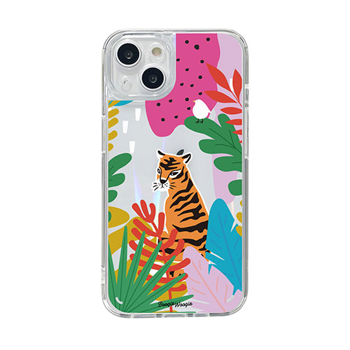 BOOGIE WOOGIE BW24098i14 [オーロラケース for iPhone 14 Tiger 背面カバー型]