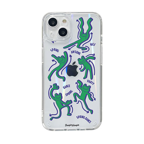 BOOGIE WOOGIE BW24100i14 [オーロラケース for iPhone 14 Spring Dance 背面カバー型]
